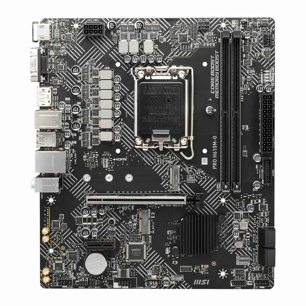 MSI PRO Intel H610M-G Micro-ATX Motherboard